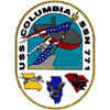 USS Columbia insignia