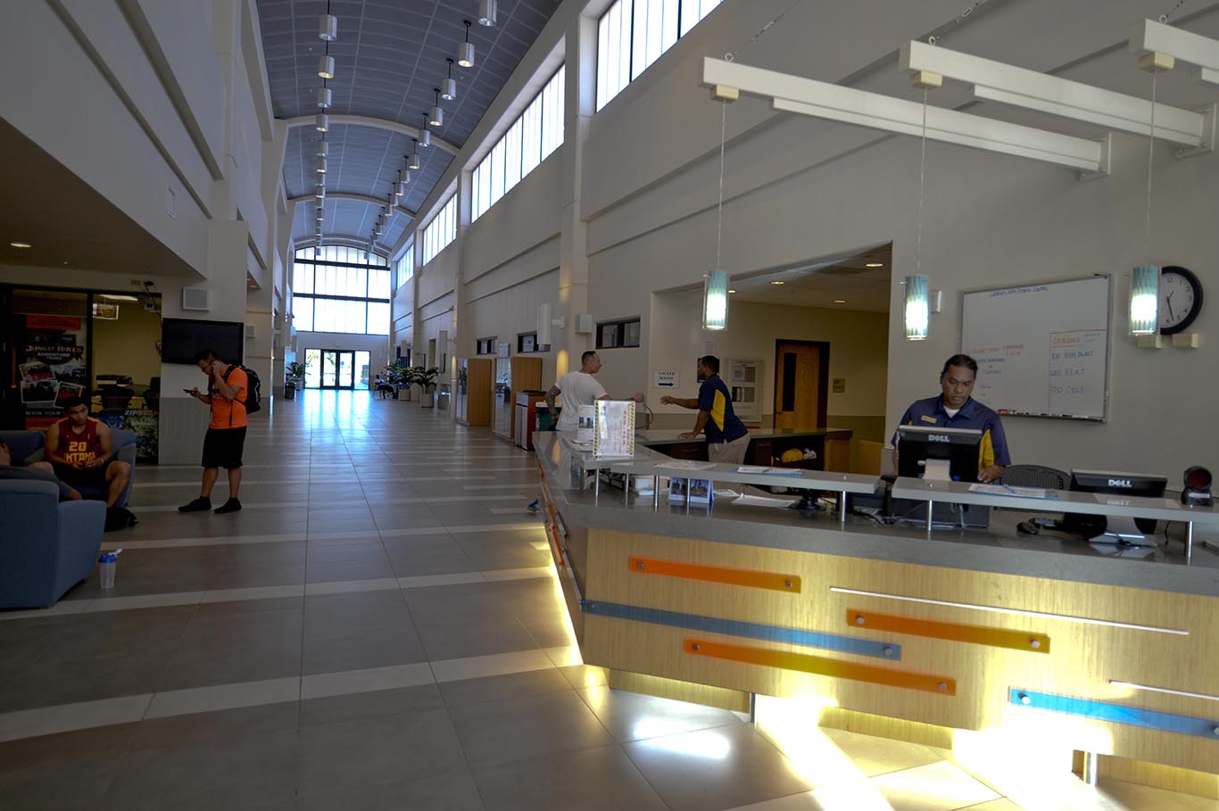 Charles King Fitness Center - reception