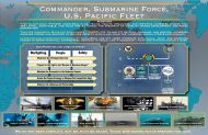 Commander, Submarine Force, U.S. Pacific Fleet Placemat